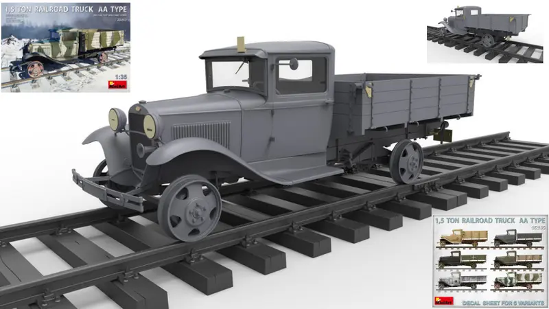 TRUCK AA TYPE 1,5 TON RAILROAD KIT 1