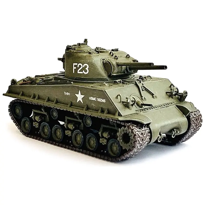 United States M4A3 HVSS POA-CWS-H5 Flamethrower Tank Olive Drab F-23 "US Marine Corps Korea" (1951) "NEO Dragon Armor" Series 1/72 Plastic Model by Dragon Models