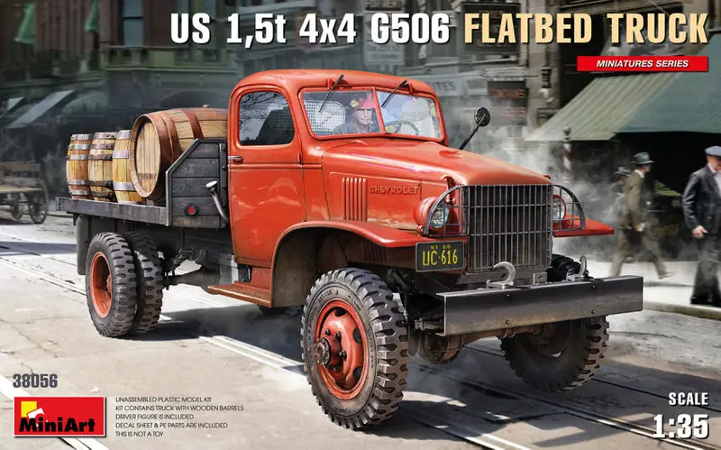 US 1,5 t 4x4 G506 FLATBED TRUCK KIT 1