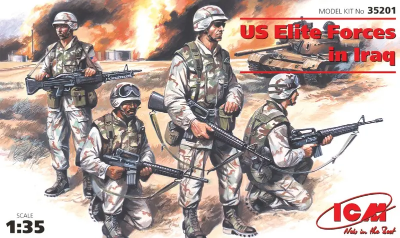 US ELITE FORCES IN IRAQ 4 SOLDIERS KIT 1