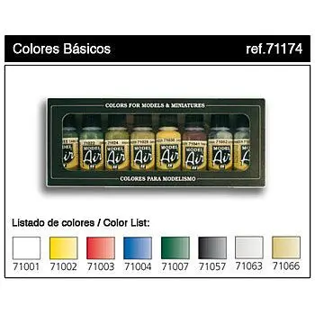 Vallejo BASIC COLOR SET (8)