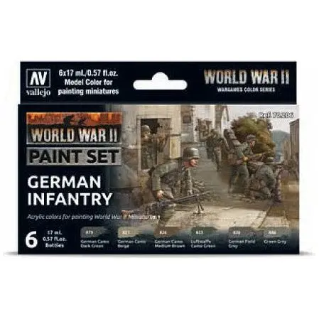 Vallejo GERMAN INFANTRY SET (6)