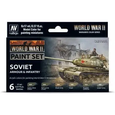 Vallejo SOVIET ARMOUR& INFANTRY(6