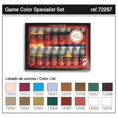 Vallejo SPECIALIST GAME SET (16)