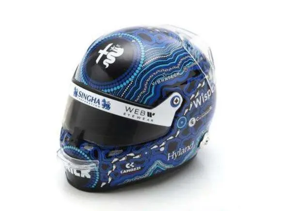 Valtteri Bottas F1 Australian GP 2023 Helmet 1