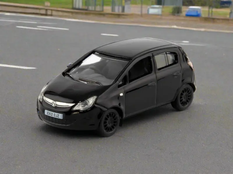 Vauxhall Corsa Diecast Model Car black 1