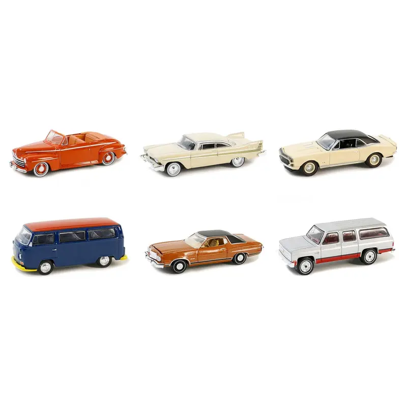 "Vintage Ad Cars" Set of 6 pieces Series 10 1/64 Diecast Model Cars by Greenlight