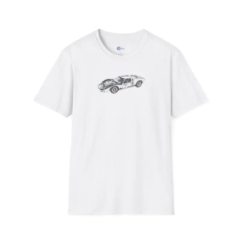 Vintage Ford GT40 MKIV Le Mans Race Car T-Shirt, Classic Car Lover Gift, Racing