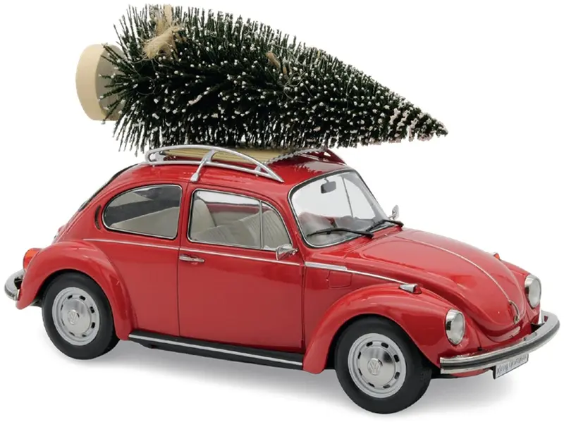 Volkswagen 1303 Red Merry Christmas 1973 1