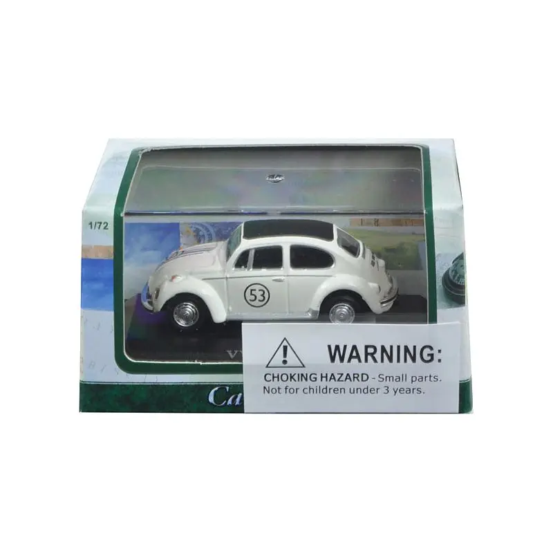 Volkswagen Beetle #53 in Display Case 1/72 Diecast Model Car by Cararama
