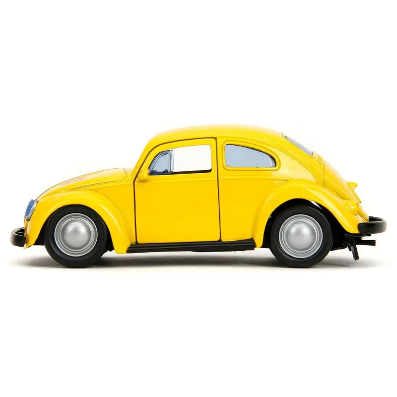 Volkswagen Beetle "Bumblebee" Yellow "Transformers" "Hollywood Rides" Series 1/32 Diecast Model Car by Jada