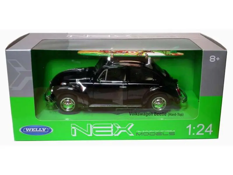 Volkswagen Beetle C/W Surf Board Black 1