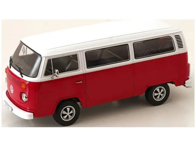 Volkswagen Bus T2b Bus Red/White 1972 w/Fuchs Rims 1
