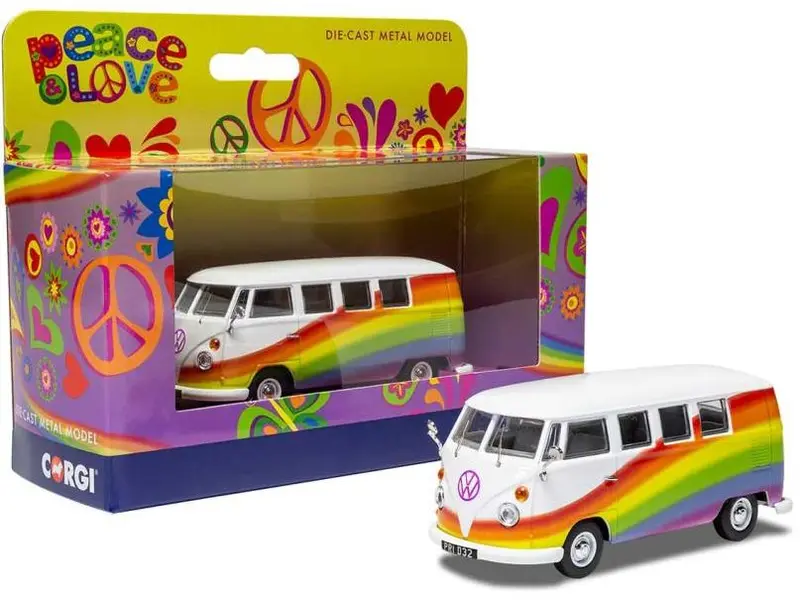 Volkswagen Campervan 'Peace Love and Rainbows' 1