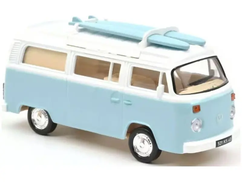 Volkswagen Combi T2b Camper Van Pastel Blue 1973 1