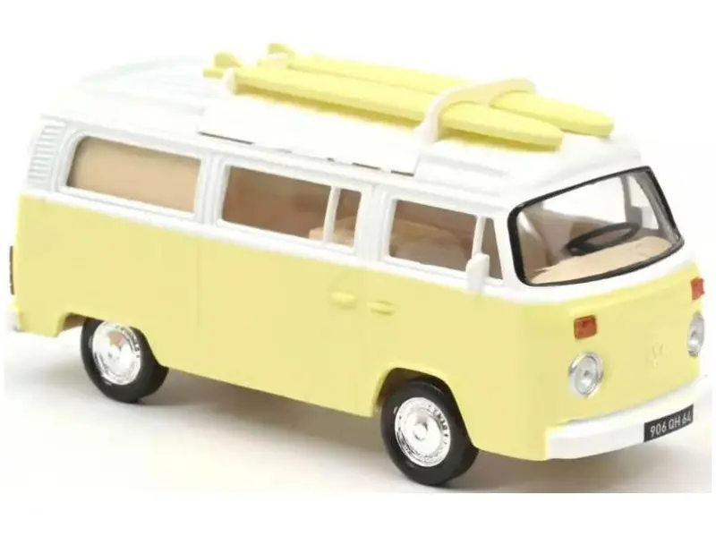 Volkswagen Combi T2b Camper Van Pastel Yellow 1973 1