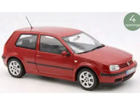 Volkswagen Golf 2002 red 1