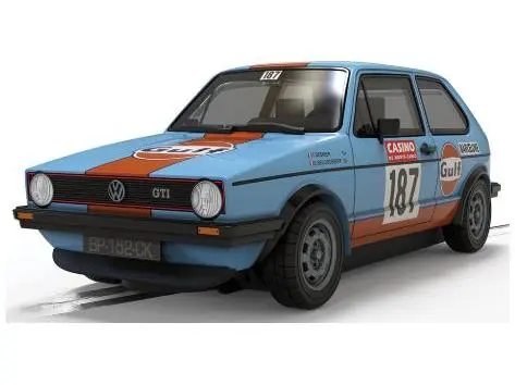Volkswagen Golf Gti Gulf Edition in Clear Box 1