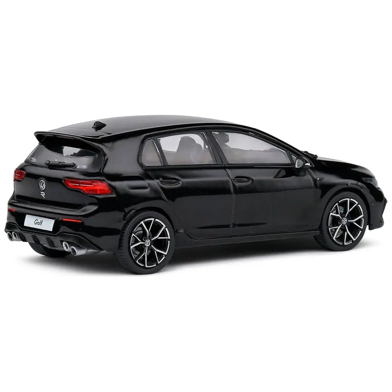 Volkswagen Golf VIII R Deep Black Pearl 1/43 Diecast Model Car by Solido