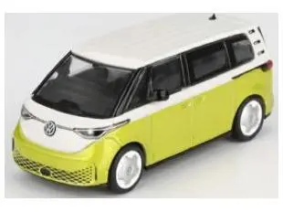 Volkswagen ID.Buzz Candy White/Pomelo Yellow (RHD) Blister Packaging 1