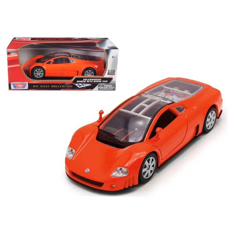 Volkswagen Nardo W12 Show Car Orange 1/18 Diecast Model Car by Motormax