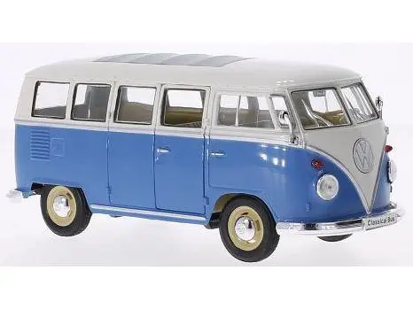 Volkswagen T1 Bus 1962 Blue/White 1