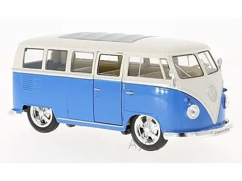 Volkswagen T1 Bus 1962 Lowrider Blue/White 1