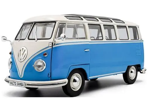 Volkswagen T1 Samba 1962 Blue/White 1