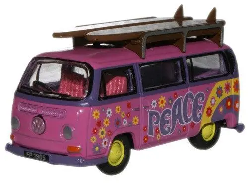 Volkswagen T2 Minibus Flower Power w/Surfboards 1