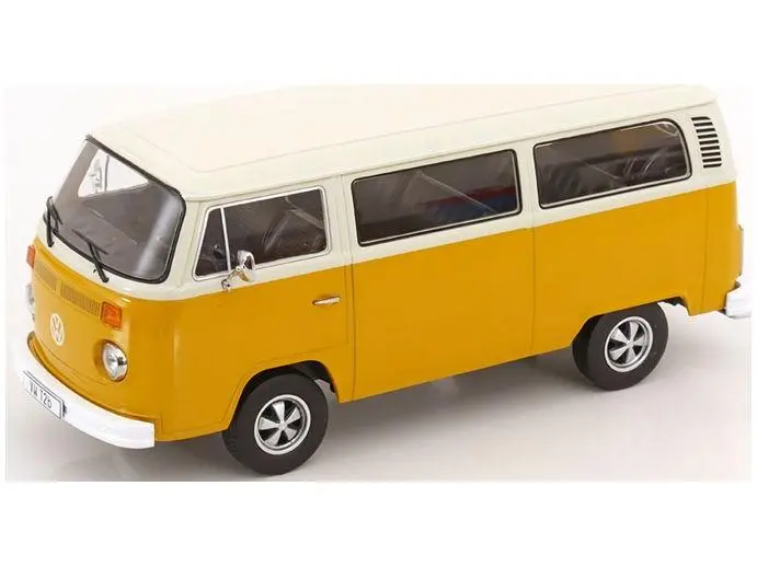 Volkswagen T2b Bus 1972 Yellow/White w/Fuchs Rims 1