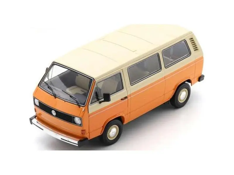 Volkswagen T3a L Bus orange/beige- 1