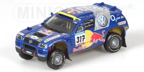 VOLKSWAGEN TOUAREG DAKAR 2005 R. GORDON - 1/43 - Minichamps