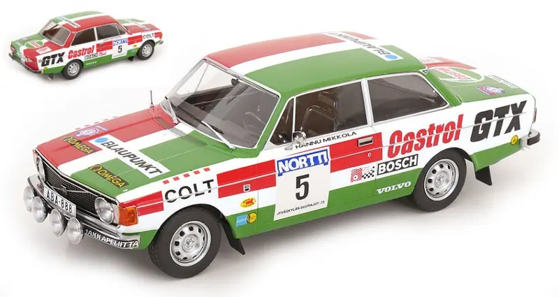 VOLVO 142 N.5 1000 LAKES RALLY 1973 MIKKOLA-RAUTANEN 1