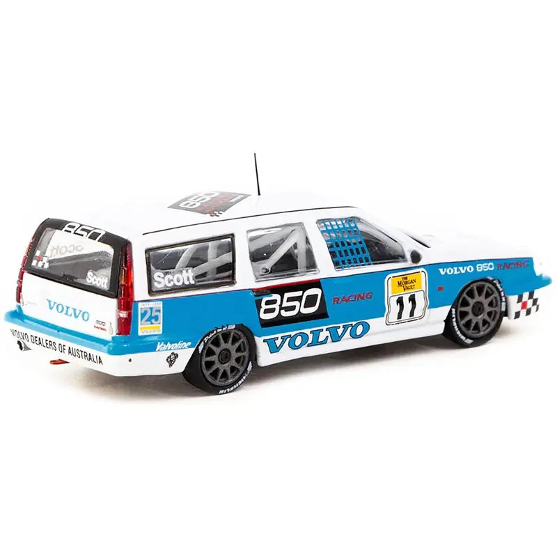 Volvo 850 Estate RHD (Right Hand Drive) #11 Tony Scott "Australian Super Touring Championship" (1995) "Hobby64" Series 1/64 Diecast Model Car by Tarmac Works