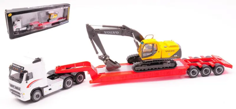 VOLVO FH12 WITH EXCAVATOR EC210 1