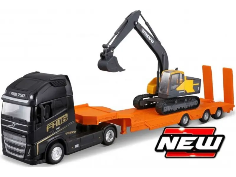 Volvo FH16 w/Lowloader and Excavator 1