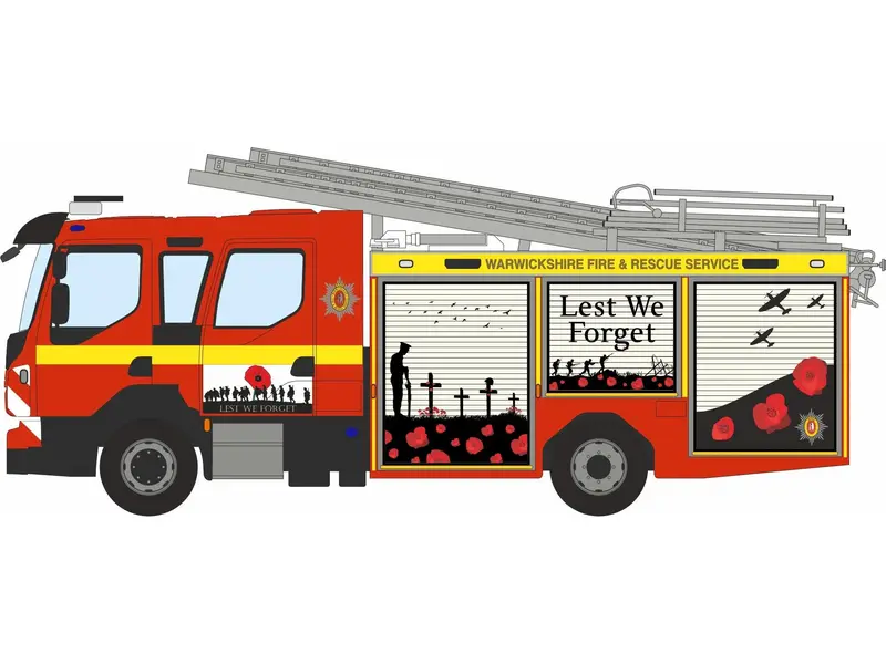Volvo FL Emergency One Warwickshire Fire and Rescue Service 1