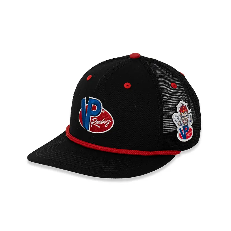 VP Racing Flatbill Snapback Hat - Black