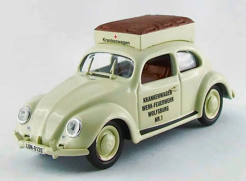 VW BEETLE AMBULANZA POMPIERI DI WOLSBURG 1950 1