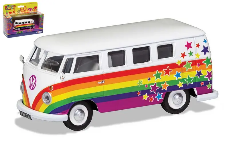 VW CAMPERVAN PEACE LOVE AND WISHES 1