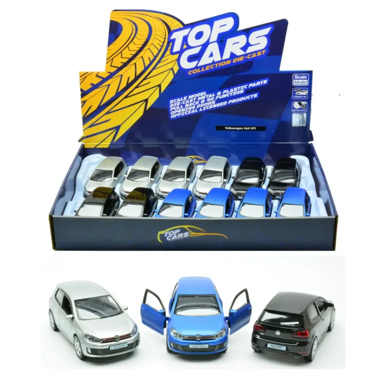VW GOLF GTI COL.ASS. (5018) cm 12 - Kinsmart - KT18241