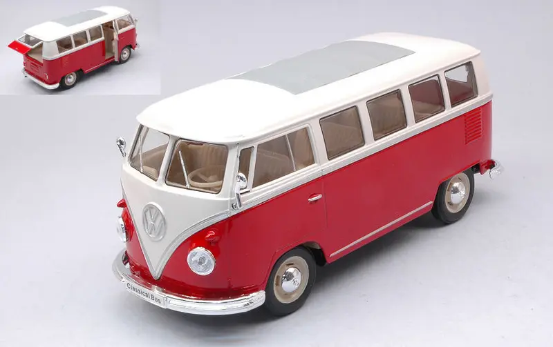 VW T1 BUS 1962 RED/WHITE 1