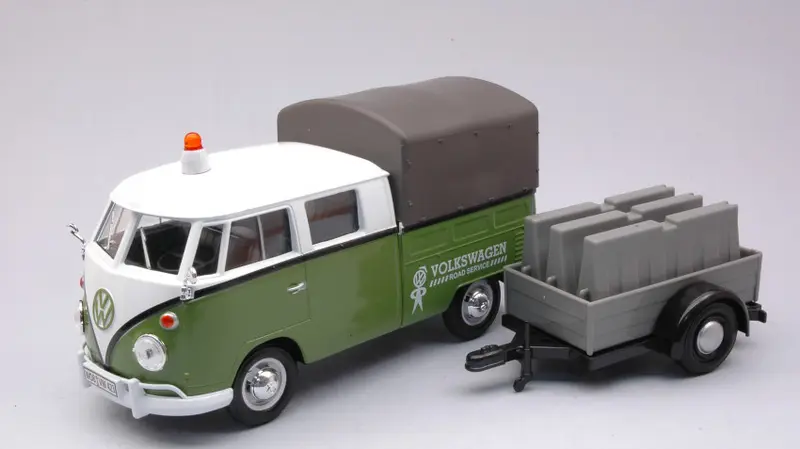 VW T2 PICK UP ROAD MAINTENANCE TRAILER GREEN/WHITE 1