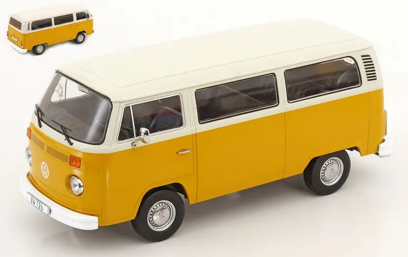 VW T2b BUS 1972 YELLOW W/WHITE ROOF 1