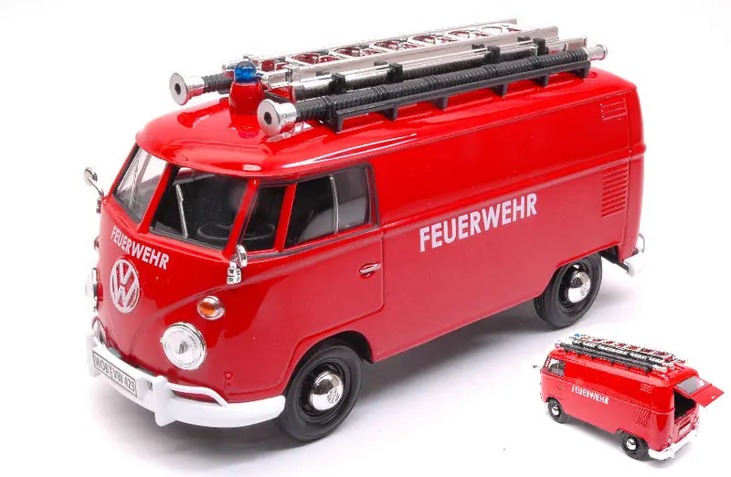 VW TYPE 2 (T1) DELIVERY VAN FEUERWEHR W/LADDER ON THE ROOF 1