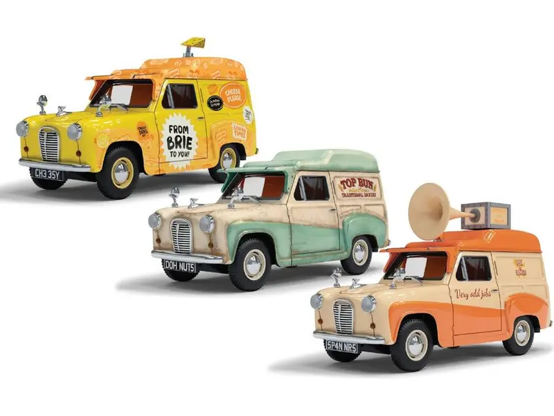 Wallace and Gromit Austin A35 Van Collection Cheese Please! Top Bun  Spick and Spanmobile 1