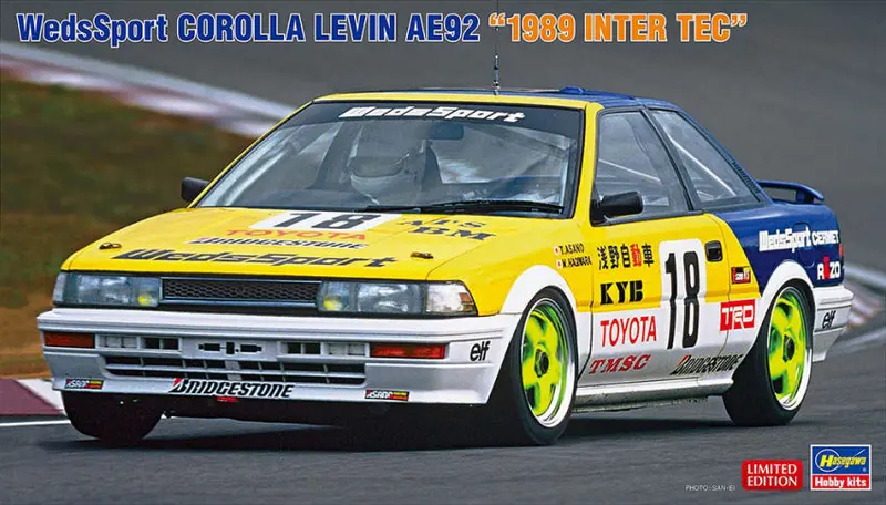 WedsSPORT COROLLA LEVIN AE92 1989 INTER TEC KIT 1