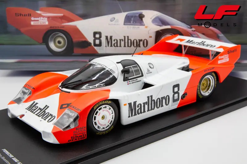 WERK83 PORSCHE 956 #8 2ND 1000KM SILVERSTONE 1983 B. WOLLEK - S. JOHANSSON 1