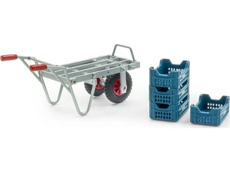 Wheelbarrow w/4 Asparagus Crates 1