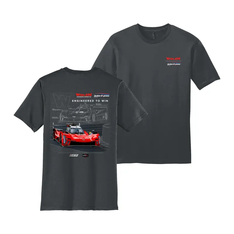 Whelen "Engineered to Win" Tee - Charcoal